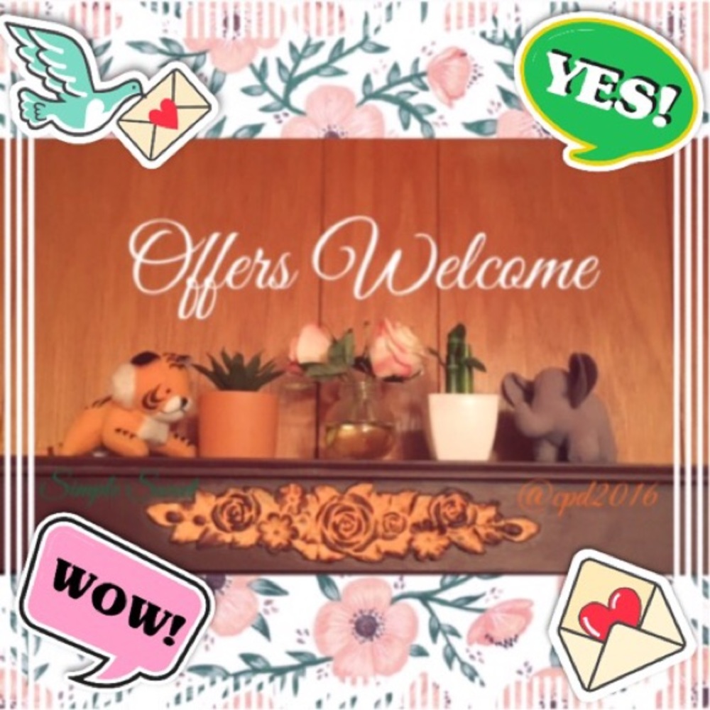 Offers welcome!